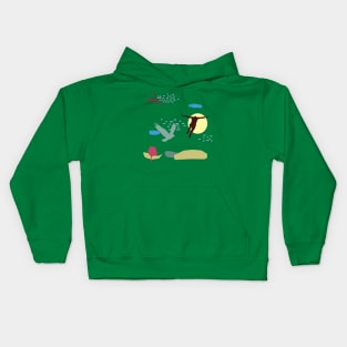 Learn to fly Kids Hoodie